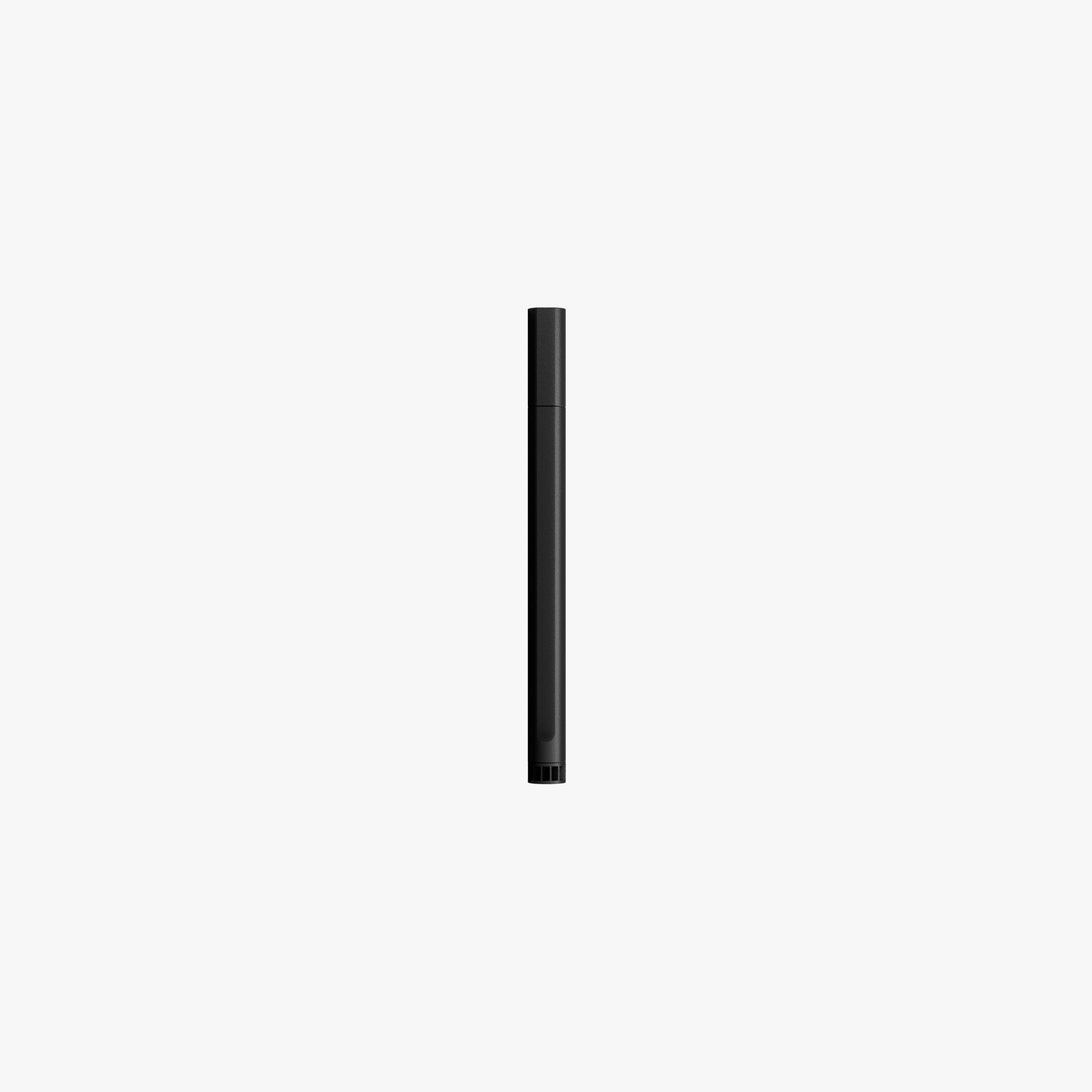 A 3D-printed black pen made from polyamid