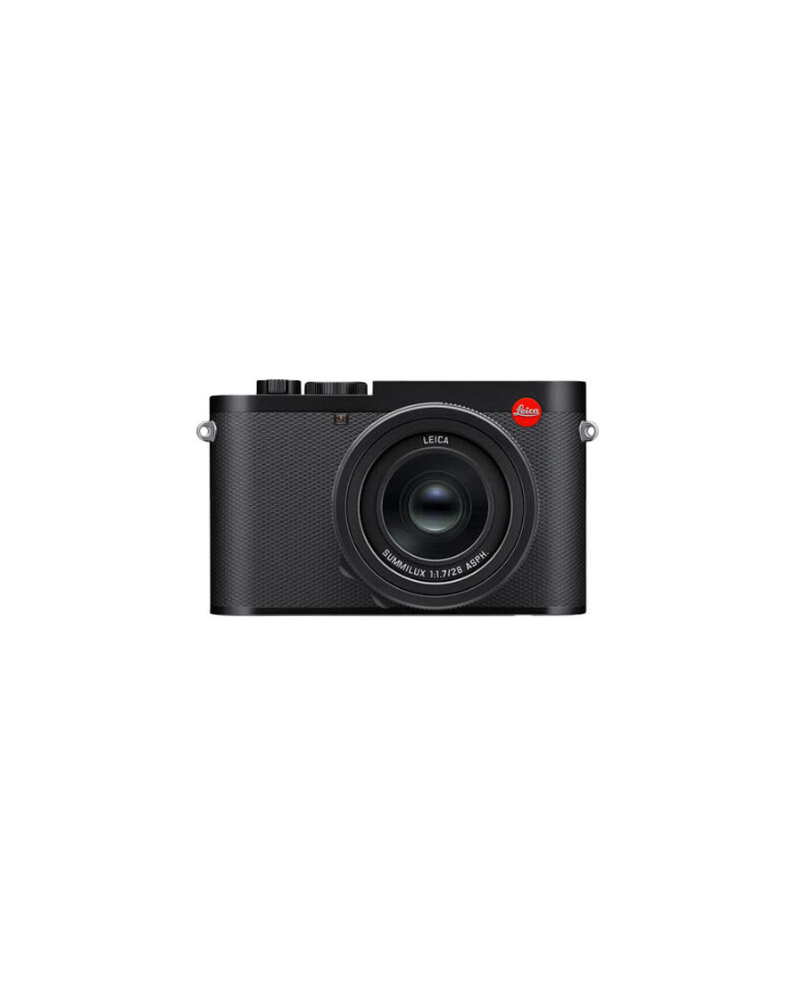 A black Leica camera